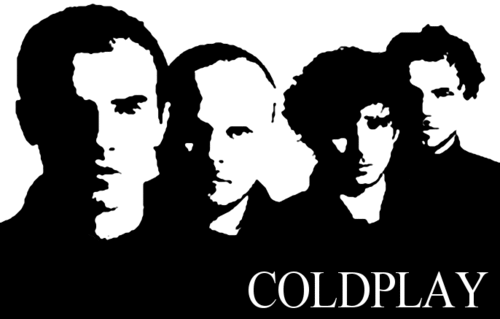 Coldplay Black and White Logo - coldplay. shared