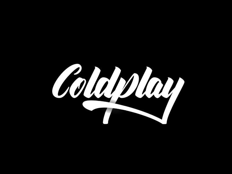 Coldplay Black and White Logo - Coldplay by Navpreet Singh | Dribbble | Dribbble