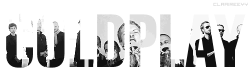 Coldplay Black and White Logo - GIF coldplay - animated GIF on GIFER - by Dalace