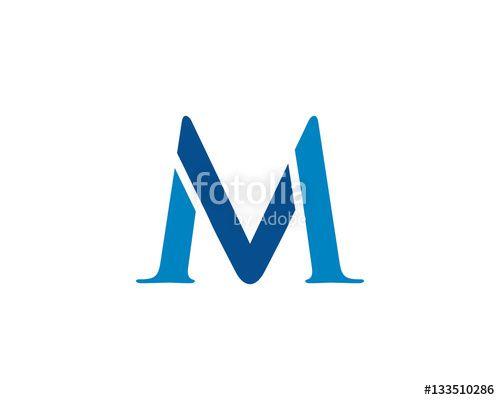 4 Letter V Logo - abstract v and m Letter Logo Icon 4