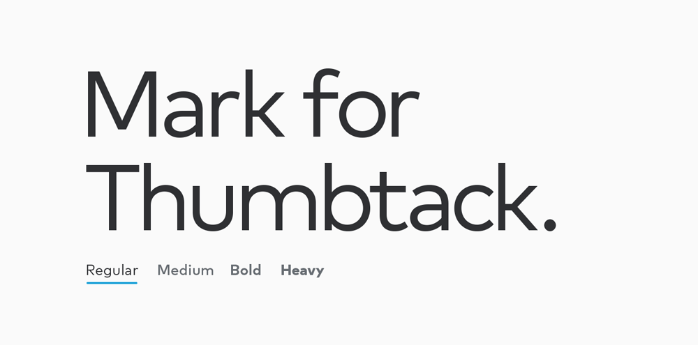 Thumbtack Logo - Brand New: New Logo and Identity for Thumbtack by Instrument and In ...