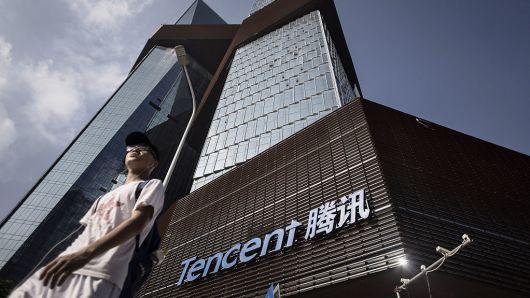 Tencent JPNG Logo - Tencent adds $22 billion in value as shares surge 5 percent