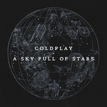 Coldplay Black and White Logo - A Sky Full of Stars