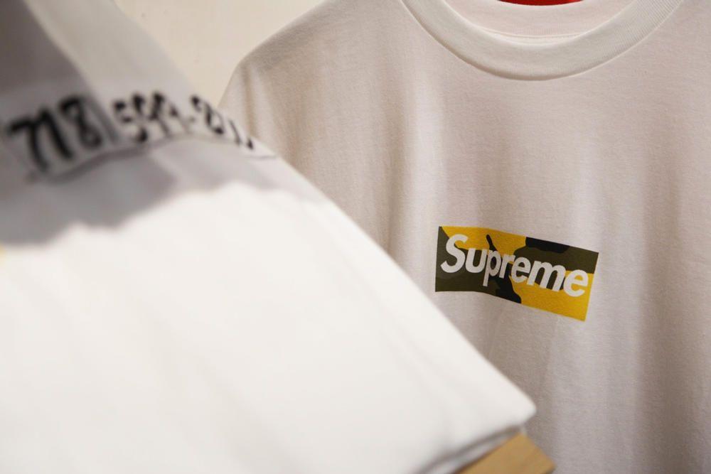 First Supreme Logo - Supreme's Box Logo Tee for New Brooklyn Store | HYPEBAE