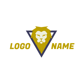 Lion Triangle Logo - Free Lion Logo Designs. DesignEvo Logo Maker