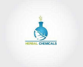 Chemical Logo - Herbal Chemicals Designed
