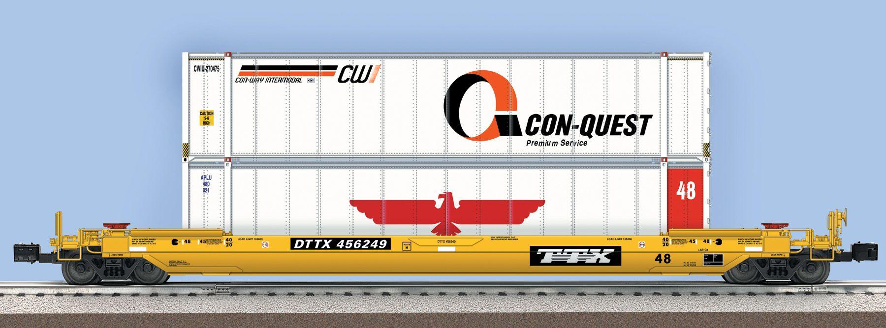 TTX Train Logo - Freight Car Friday – The Many Faces of Trailer Train | Lionel Trains
