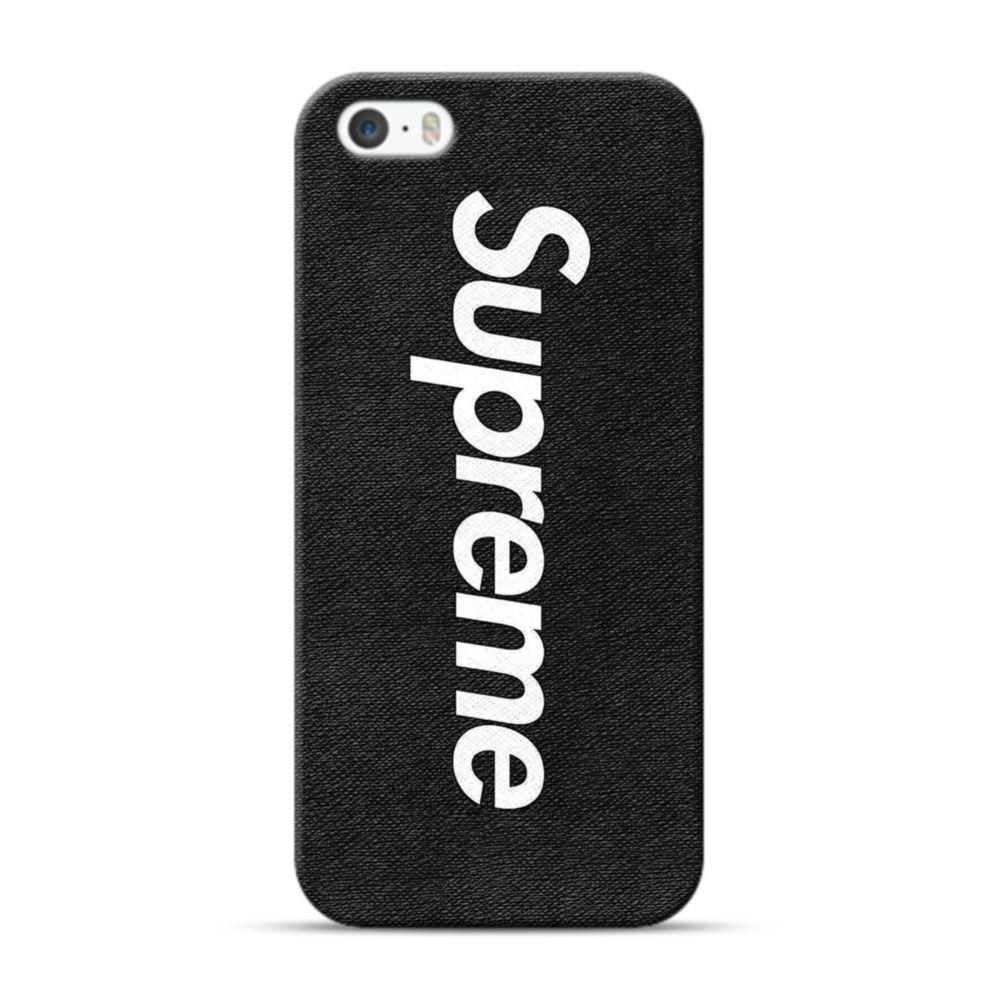 iPhone 5S Logo - Supreme Logo Black iPhone 5S, 5 Case | CaseFormula