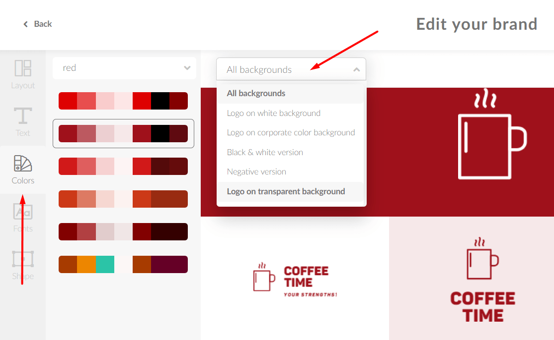 Red Background White a Logo - How to get white logo on transparent background?. Logo Design Blog