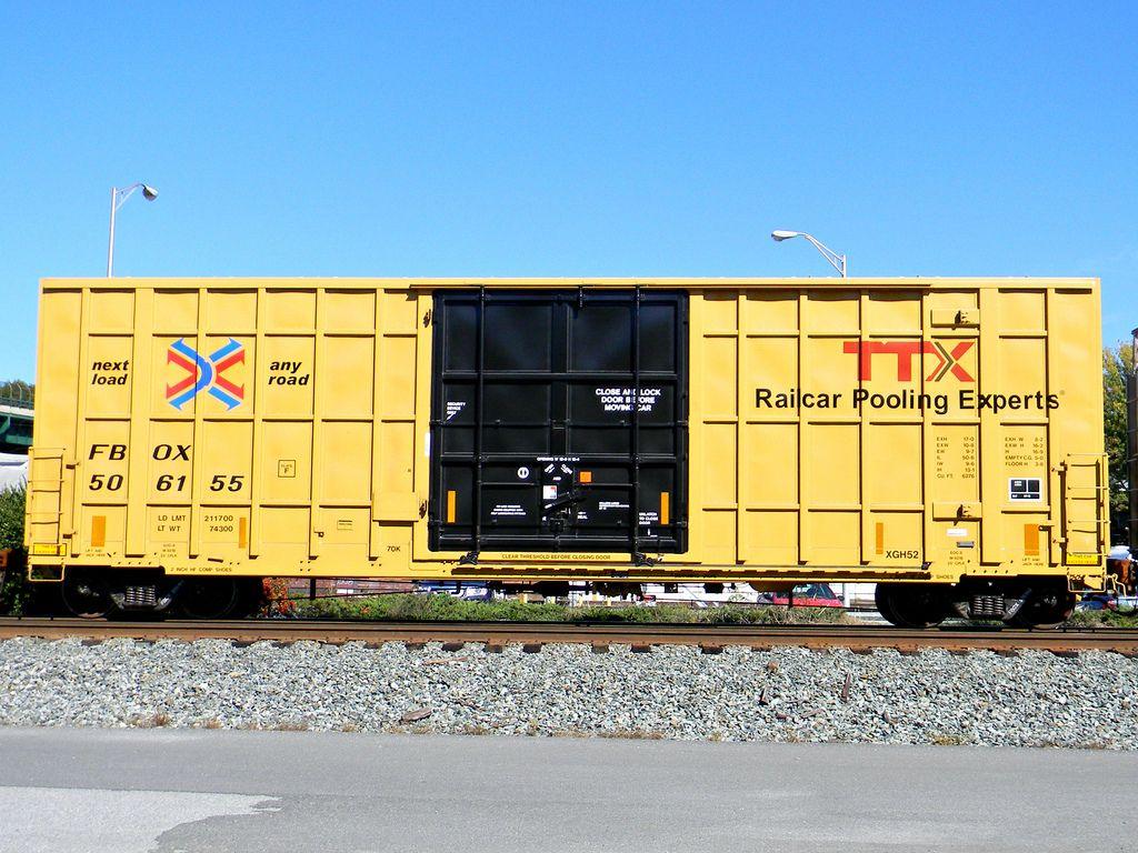 TTX Railcar Logo - TTX Boxcar. Brunswick MD 10 13 12