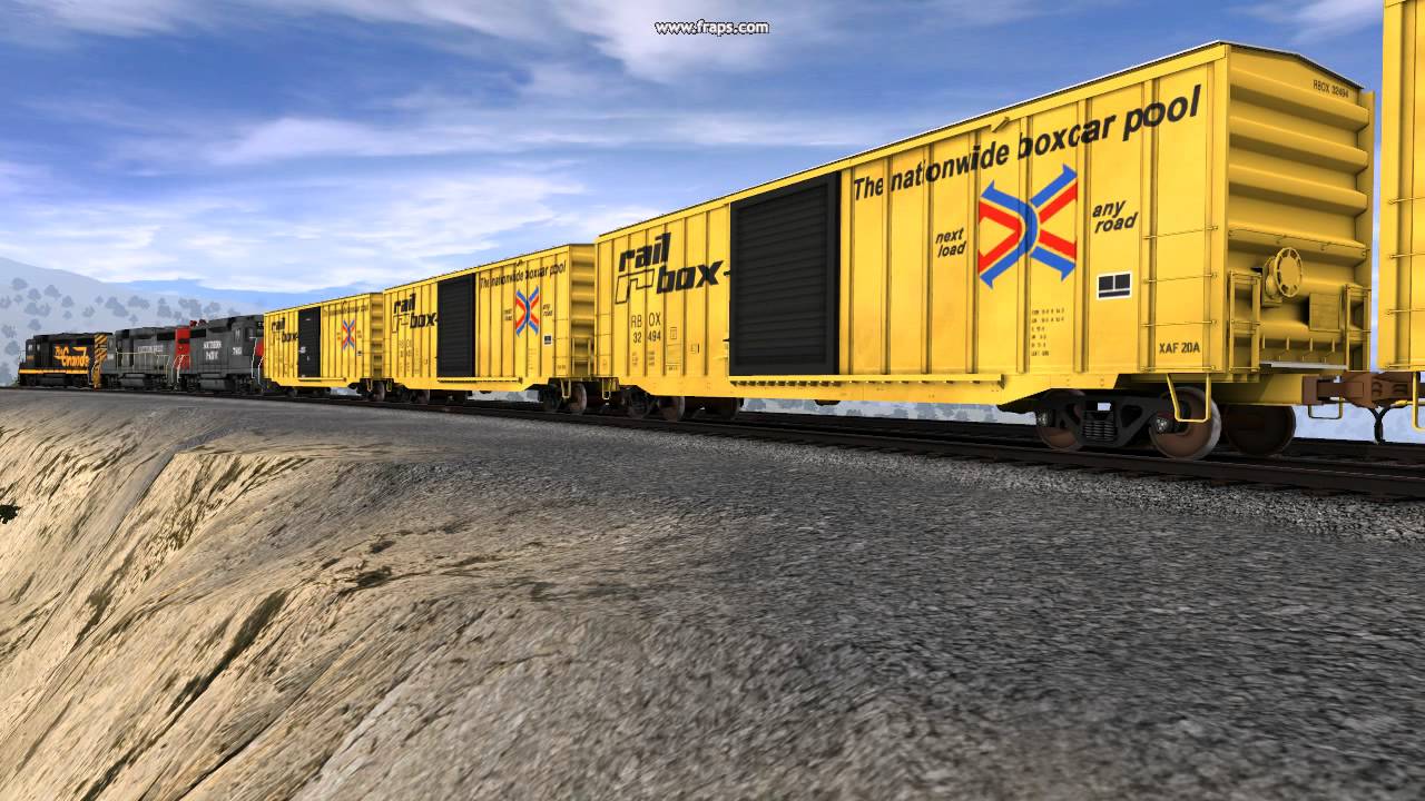 TTX Railcar Logo - GP30: ACF TTX Railbox