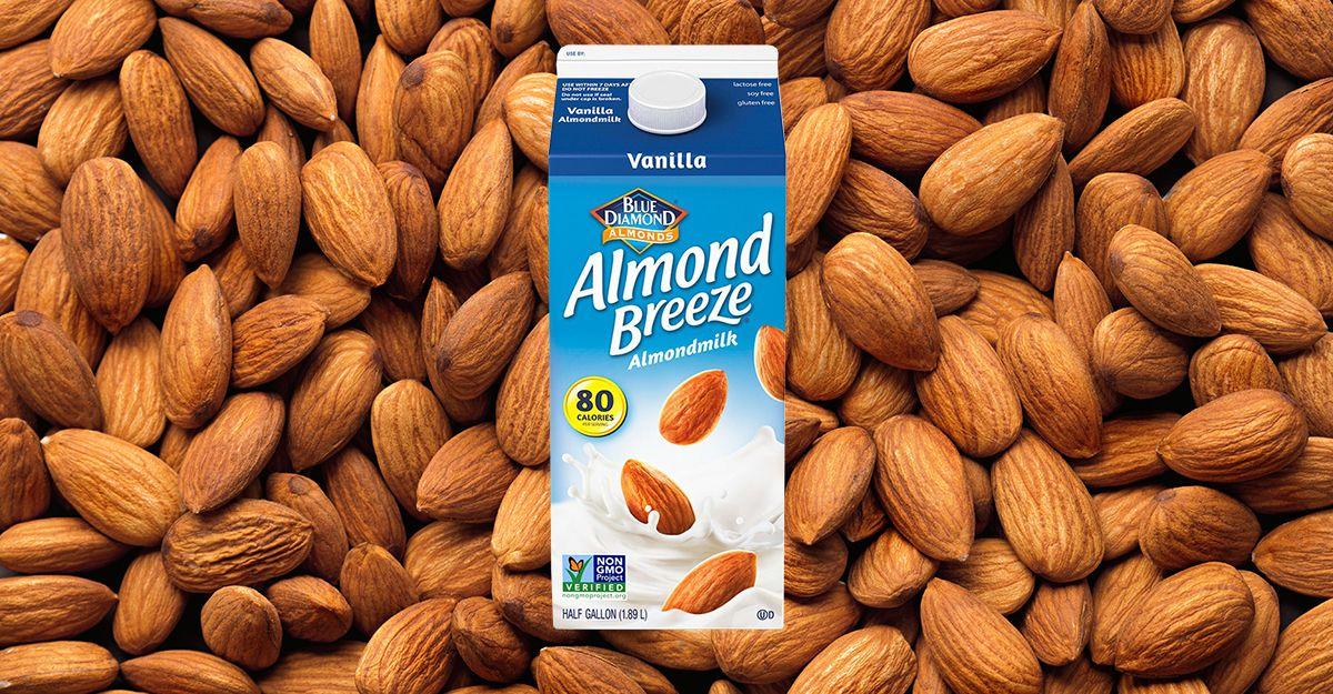 Blue Diamond Nuts Logo - Blue Diamond Recalls Vanilla Almond Breeze Milk | Shape Magazine