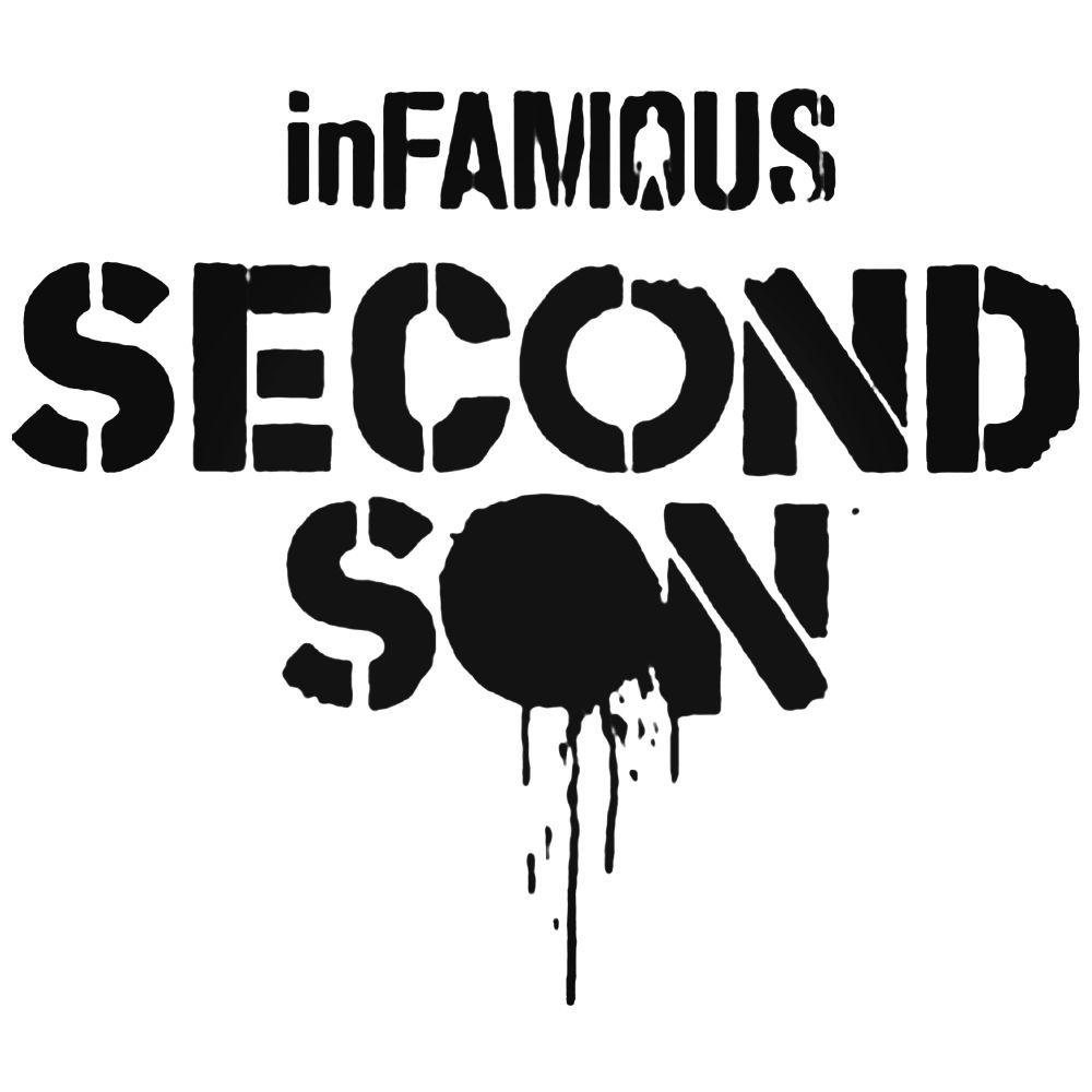 Infamous Second Son Logo - Infamous Second Son Infamous Second Son Logo Silhouette Decal