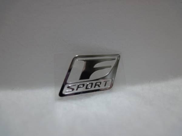 Aluminium F Logo - free shipping. side mirror for. F sport. plating aluminium emblem