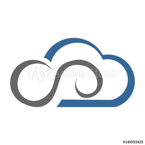 Simple Cloud Logo - data Simple Cloud Logo Template Package - Buy this stock vector and ...