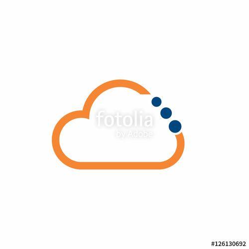 Simple Cloud Logo - Simple Cloud Logo - Vector Icon