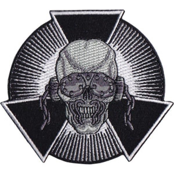Megadeth Skull Logo - Megadeth Iron On Patch Skull Burst Logo