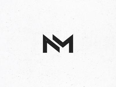 NM Logo - NM Monogram #3 | logos & icons | Logo design, Logos, Logo inspiration