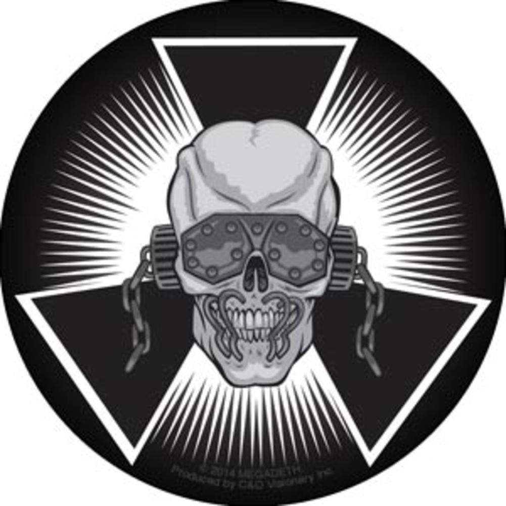 Megadeth Skull Logo - Megadeth Skull Burst Sticker