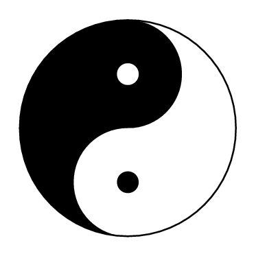 White and Black Logo - Black and white circle Logos