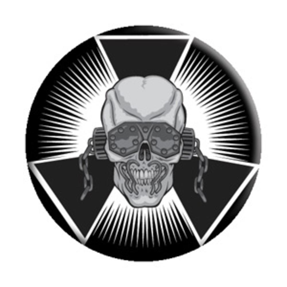 Megadeth Skull Logo - Megadeth Skull Burst Button