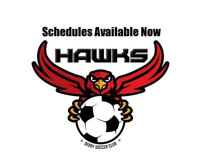Hawks Soccer Logo - Hawks Spring Game Schedules Available. Derry Soccer Club