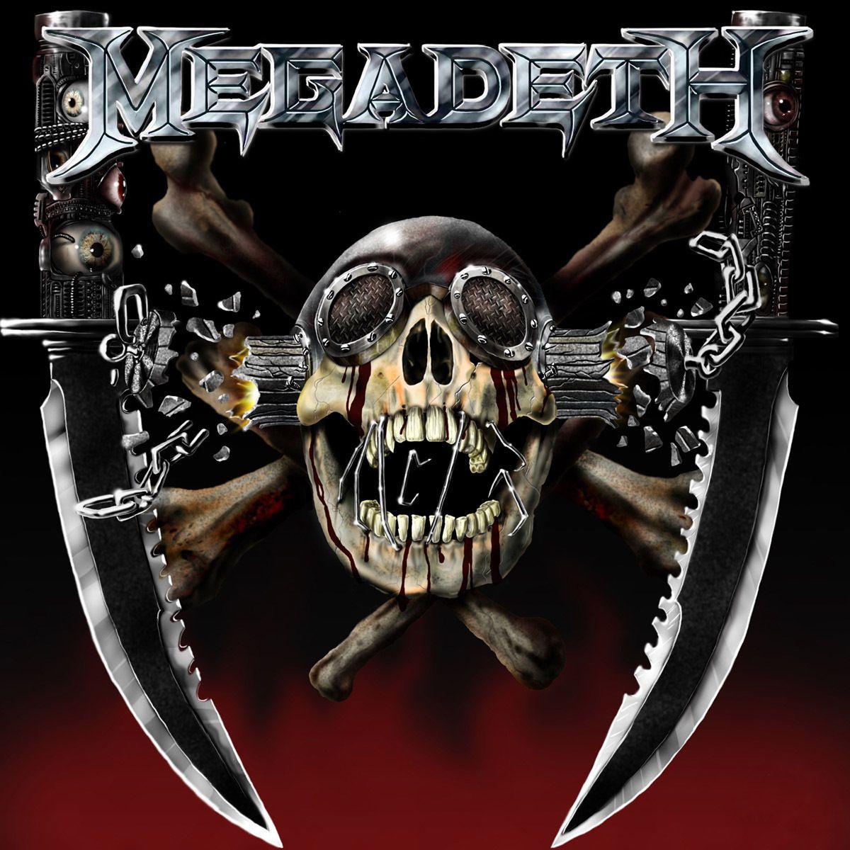 Megadeth Skull Logo - $3 - Megadeth Skull Music Bumper Sticker 5