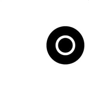 Black Dot Logo - Black and white circle Logos