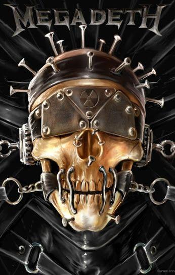 Megadeth Skull Logo - Skulls, Skeletons / Craneos, Esqueletos+