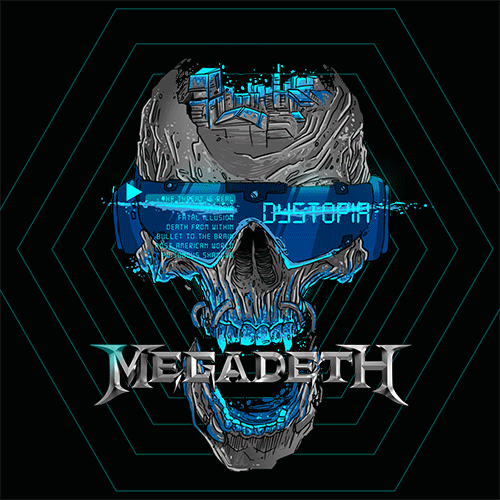 Megadeth Skull Logo - Skull megadeth GIF on GIFER