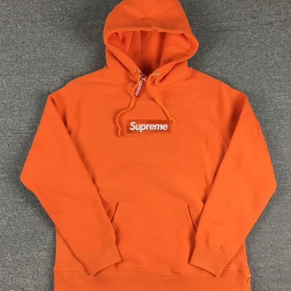 Orange Box Logo - Supreme Quality Streetwear Apparel
