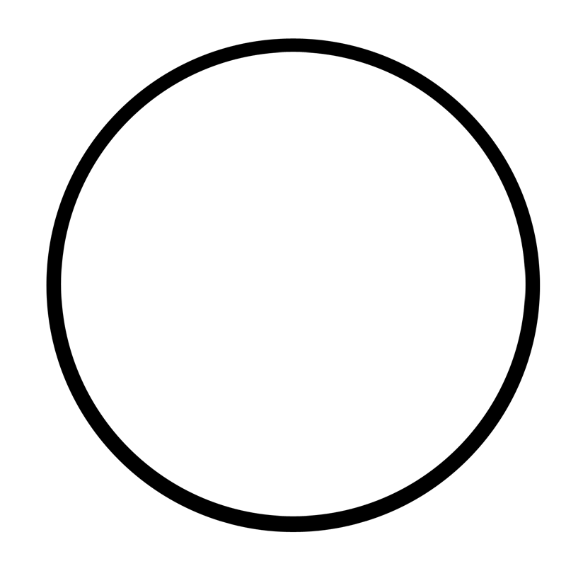 Black and White Circle Logo - Black and white circle Logos