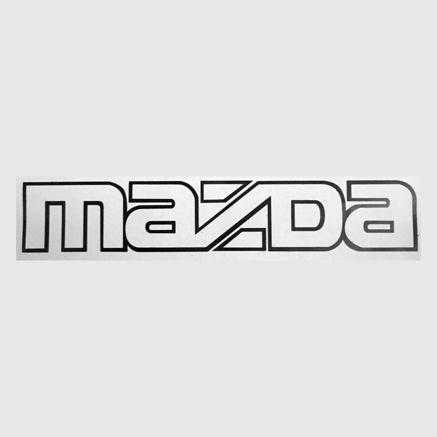 Old Miata Logo - Mazda Outline Logo - Miata
