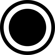 Black and White Circle Logo - I Corps (United States)