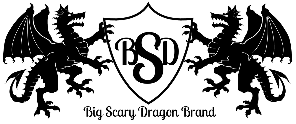 Scary Dragon Logo - Big Scary Dragon Brand Clothing - Big Scary Dragon Brand Logos