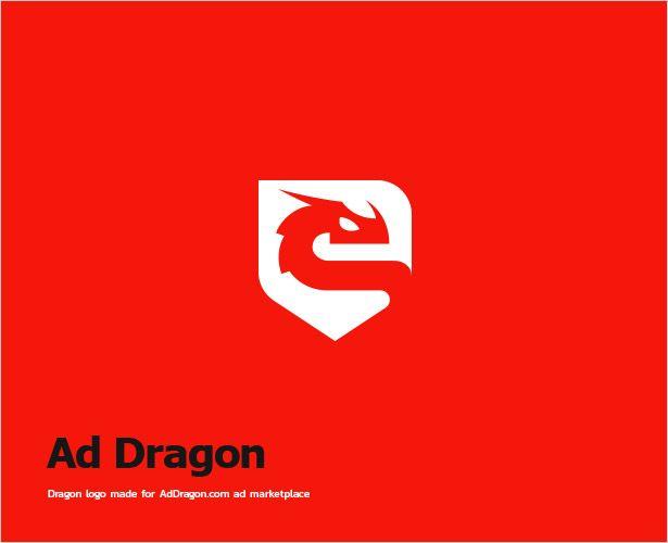 Space Dragon Logo - 28 Modern & Negative Space Logo Design Ideas for Logo Designers