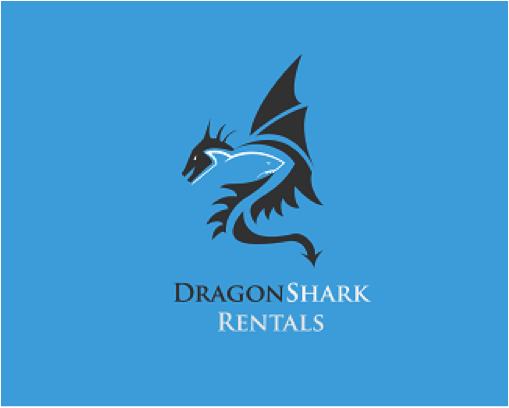 Space Dragon Logo - 40 clever logos that combine 2 concepts into 1 image