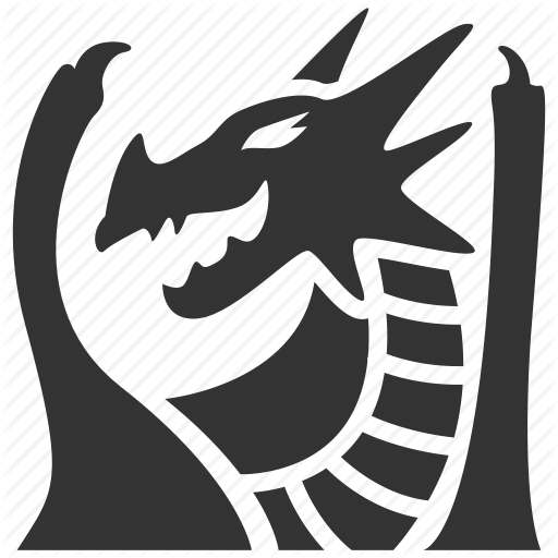 Scary Dragon Logo - Boss, dragon, fantasy, monster, mythology, powerful, scary icon