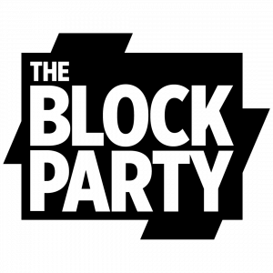 Party Black and White Logo - The Block Party - TOFS -