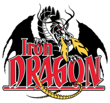 Scary Dragon Logo - Iron Dragon (roller coaster)