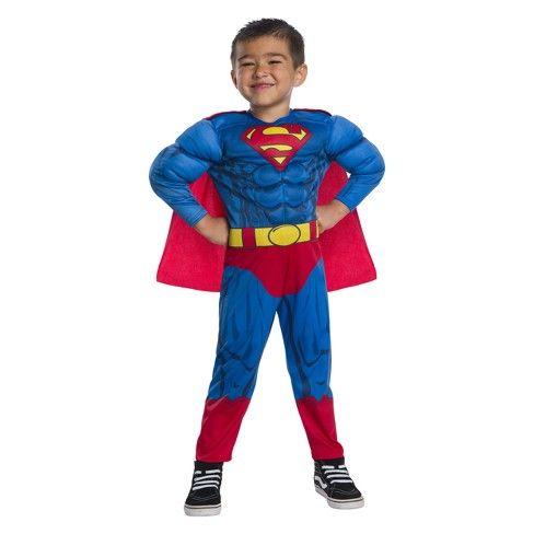 Halloween Superman Logo - Toddler Batman V Superman: Dawn Of Justice Superman Muscle Halloween ...