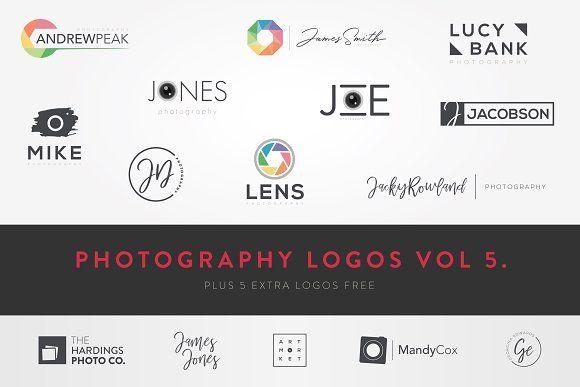 Modern Photography Logo - Modern Photography Logos Vol 5 ~ Logo Templates ~ Creative Market