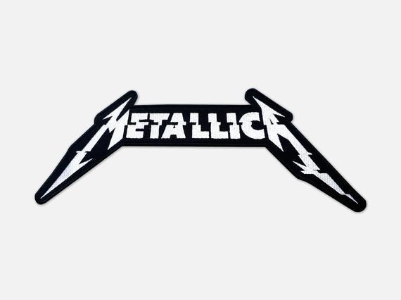 Metallica Logo - Metallica logo embroidered backpatch / back patch / backshape