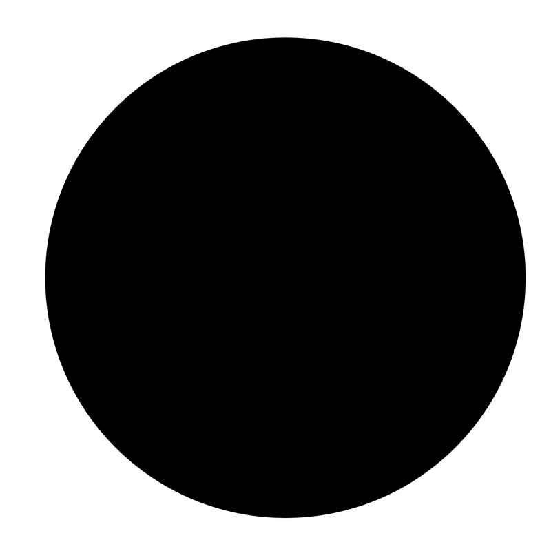 Black and White Circle Logo - Logo