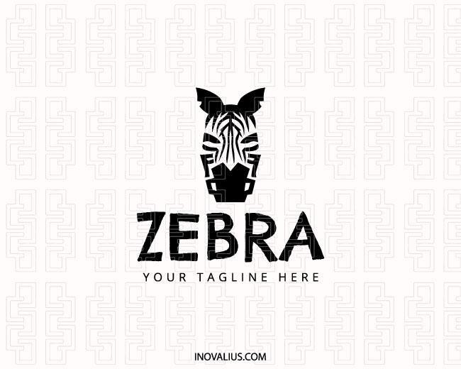 Zebra Head Logo - Zebra Logo Design | Inovalius