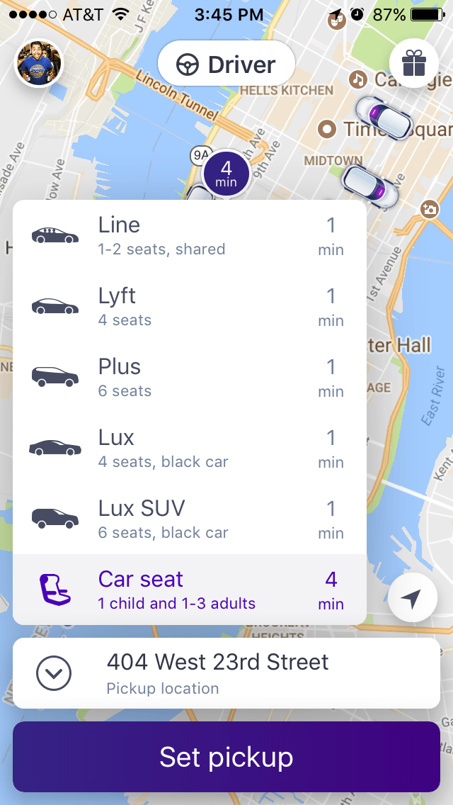 Lyft App Logo - NYC: Introducing Lyft with Car Seat