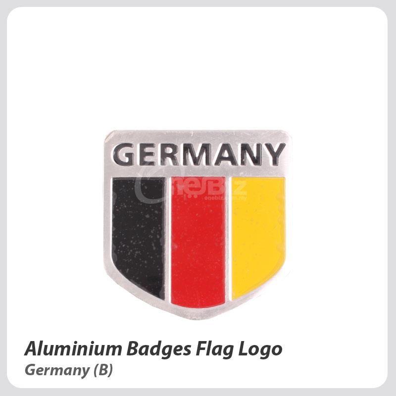 Germany Logo - Aluminium Badges Flag Logo - Germany (end 9/24/2020 5:49 AM)