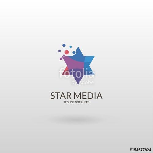 Multi Colored Star Logo - Star logo. Multicolored star logotype 