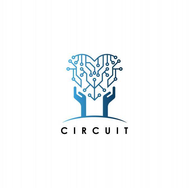 Circuit Logo - Electrical circuit logo Vector | Premium Download