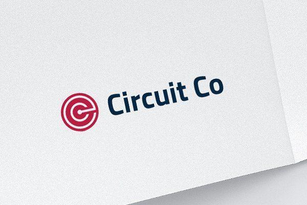 Circuit Logo - C Logo Company Logo Templates Creative Market